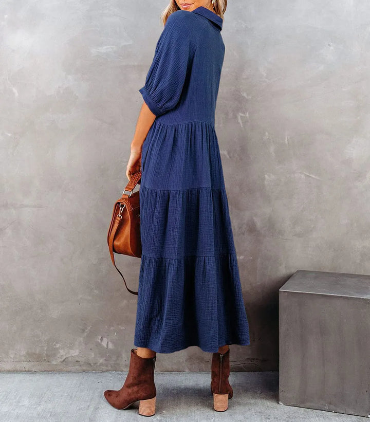 Klara - Robe midi avec poches
