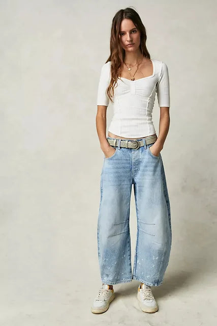Jeans Légers Décontractés pour Femmes | Taille Basse