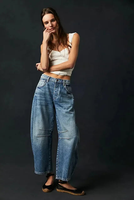 Jeans Légers Décontractés pour Femmes | Taille Basse