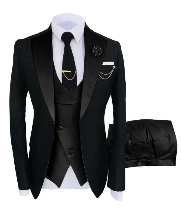 Costume de Mariage Luxueux pour Hommes | 3 pièces