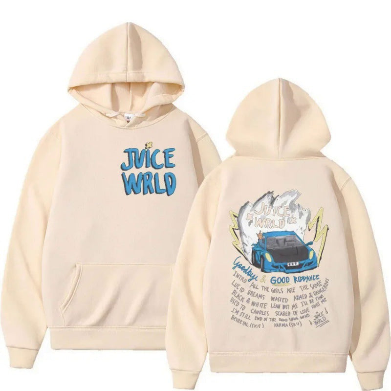 Sweat à capuche pour femmes avec design graphique créatif et inscription inspirante