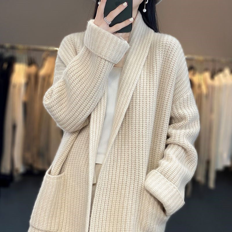 Cardigan à manches longues tendance pour femmes | Décontracté