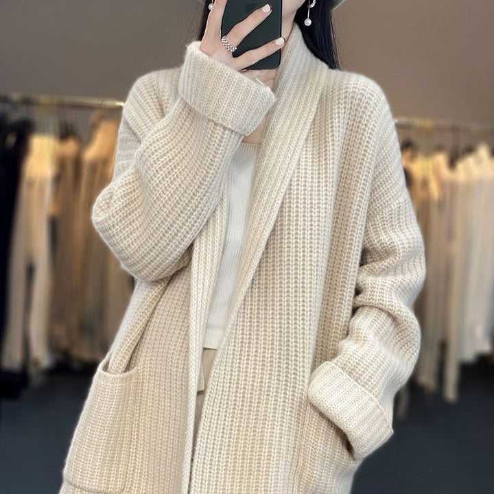 Cardigan à manches longues tendance pour femmes | Décontracté