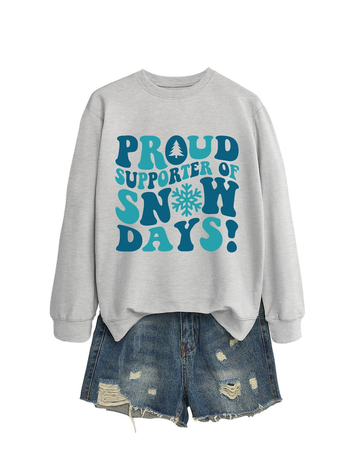 Sweatshirt pour femmes avec impression créative et coupe décontractée