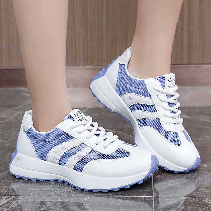 Baskets Sportives Femme avec Tige en Mesh Respirant et Semelle Flexible