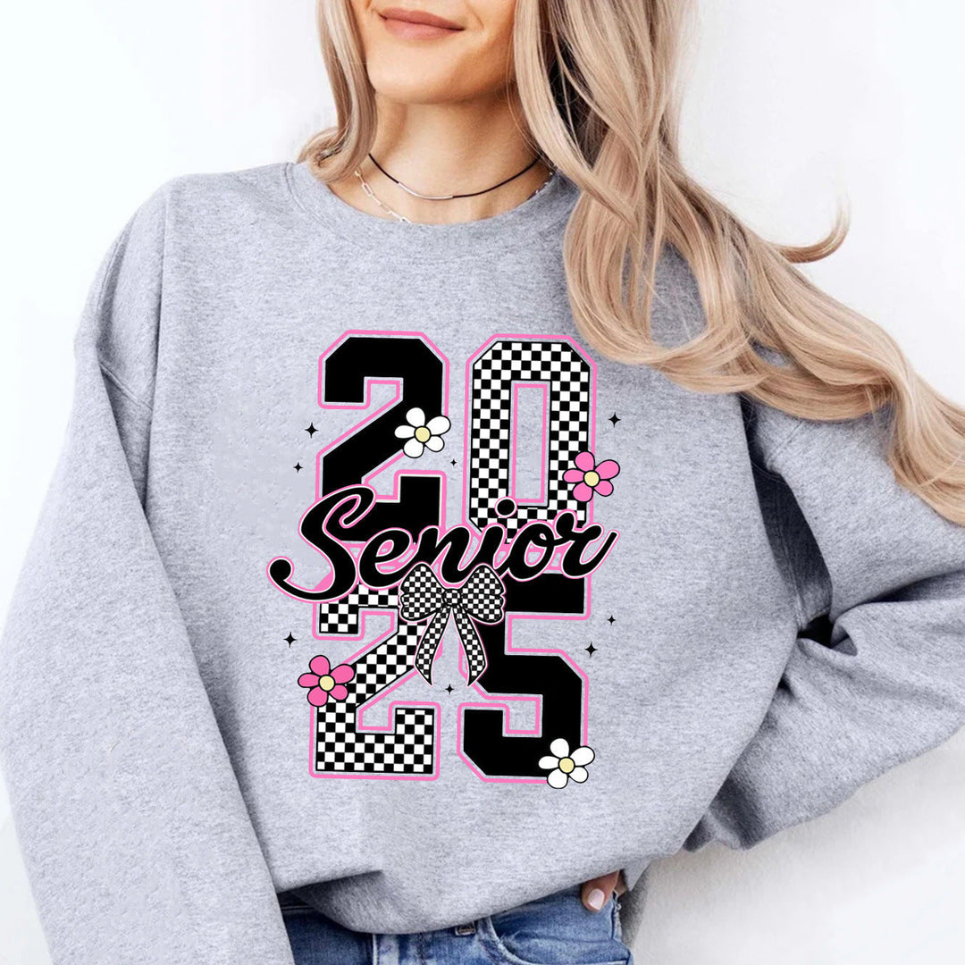 Sweatshirt pour femmes avec un design inspirant de l'année de promotion