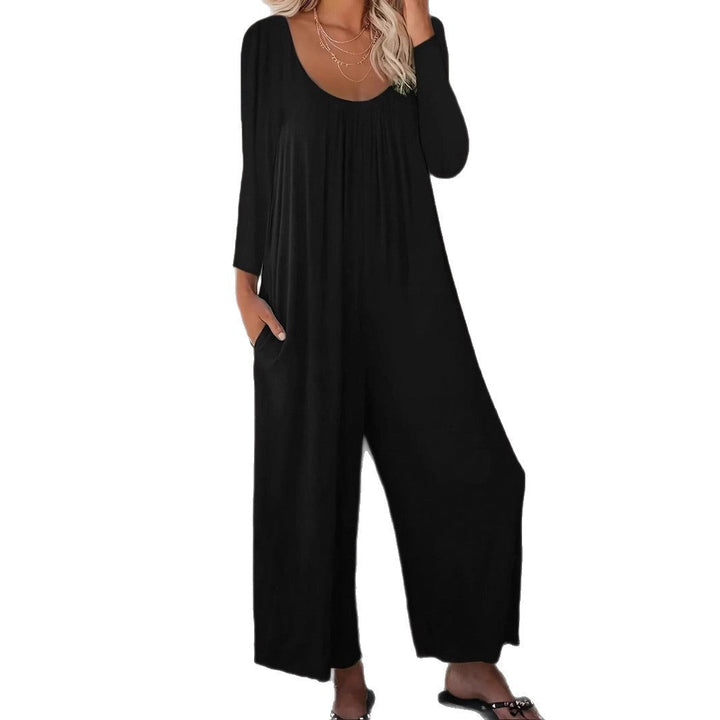 Combinaison Femme Ample avec Poches Pratiques et Coupe Moderne