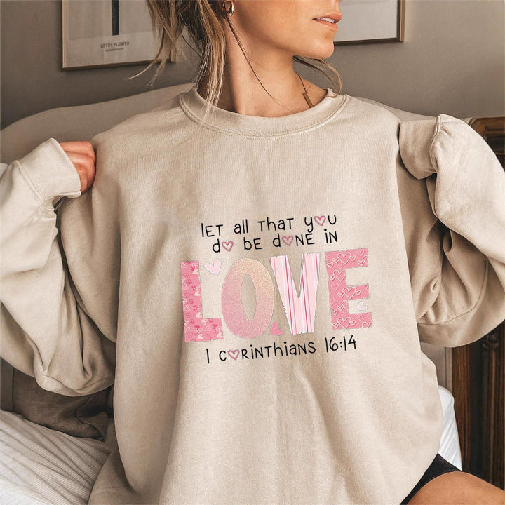 Sweatshirt pour femmes avec impression inspirante et coupe confortable