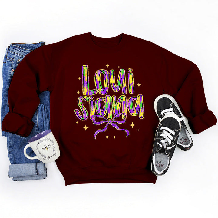 Sweatshirt pour femmes avec inscription créative et intérieur doux