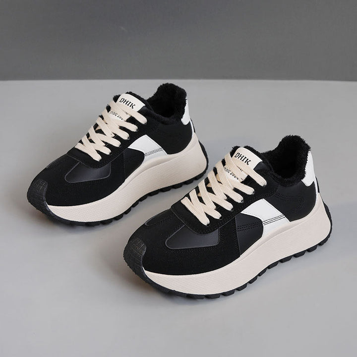 Baskets Confortables pour Femmes avec Doublure Chaude