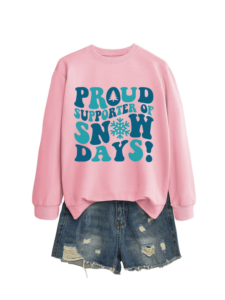 Sweatshirt pour femmes avec impression créative et coupe décontractée