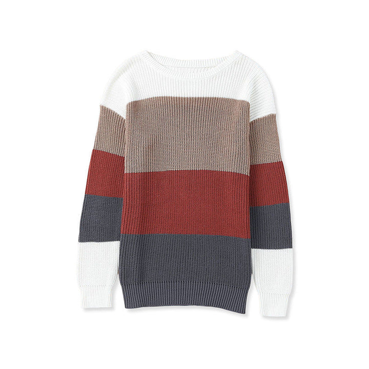 Pull en Tricot FARBLOCK pour Femmes | STYLE MODERNE ET CONFORTABLE