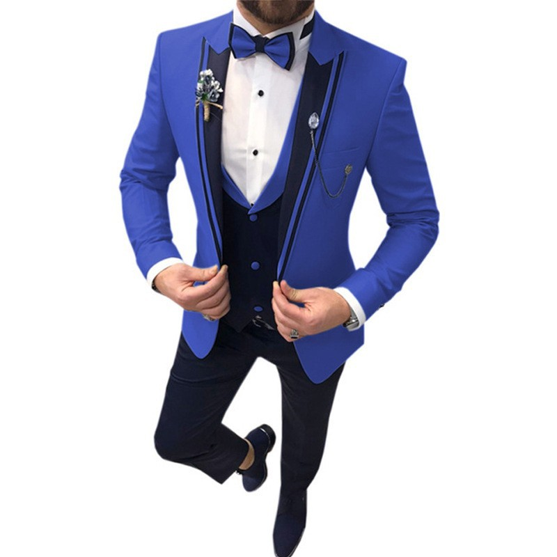 Costume Slim Fit pour hommes invité à un mariage | 3 pièces