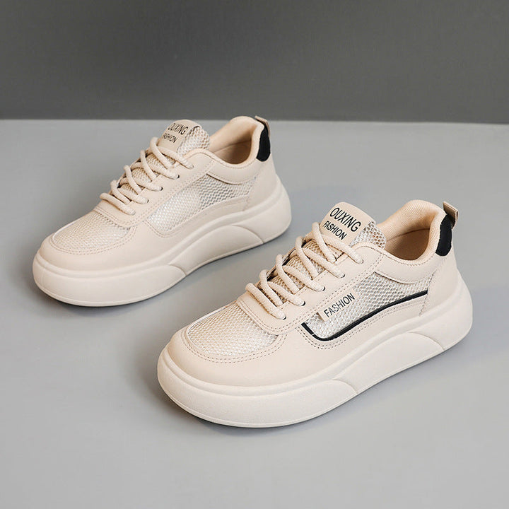 Baskets tendance pour femmes avec tige en mesh respirant et semelle amortissante