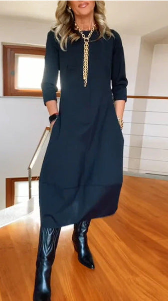 Elvira - Robe midi d'été à la mode et confortable