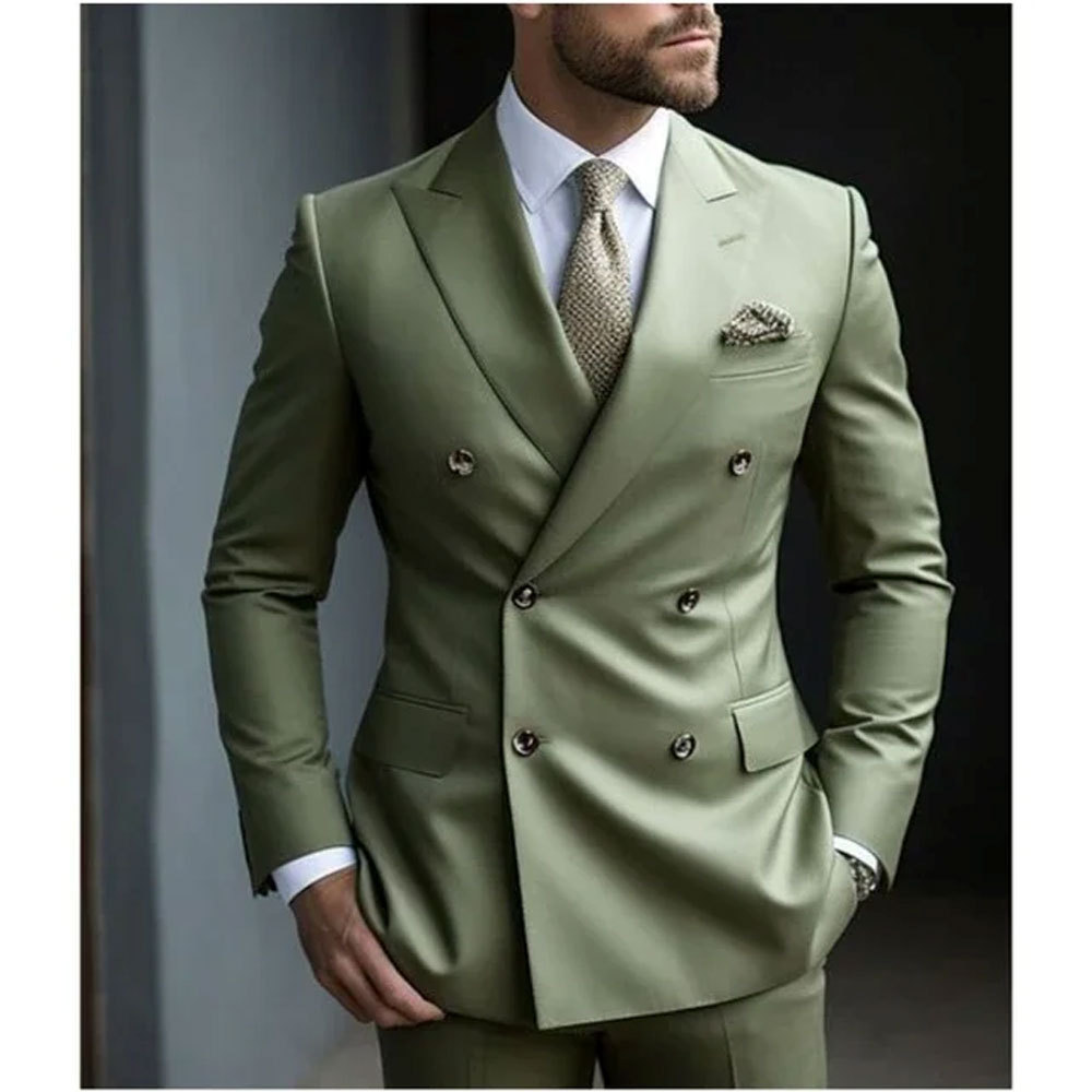 Costume Croisé Formelle Pour Hommes | Invité de Mariage