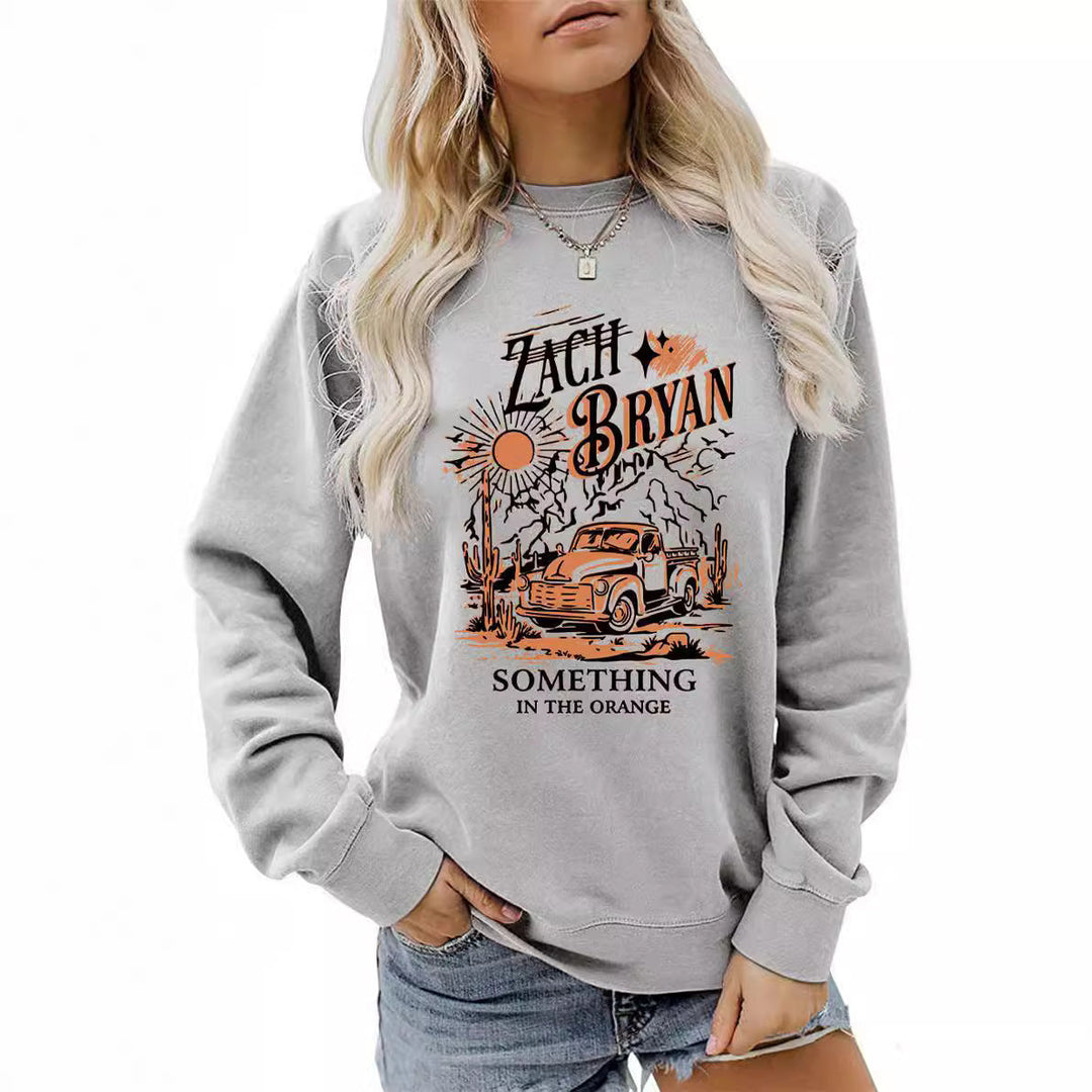 Sweat-shirt pour femmes avec un design de camion vintage inspirant