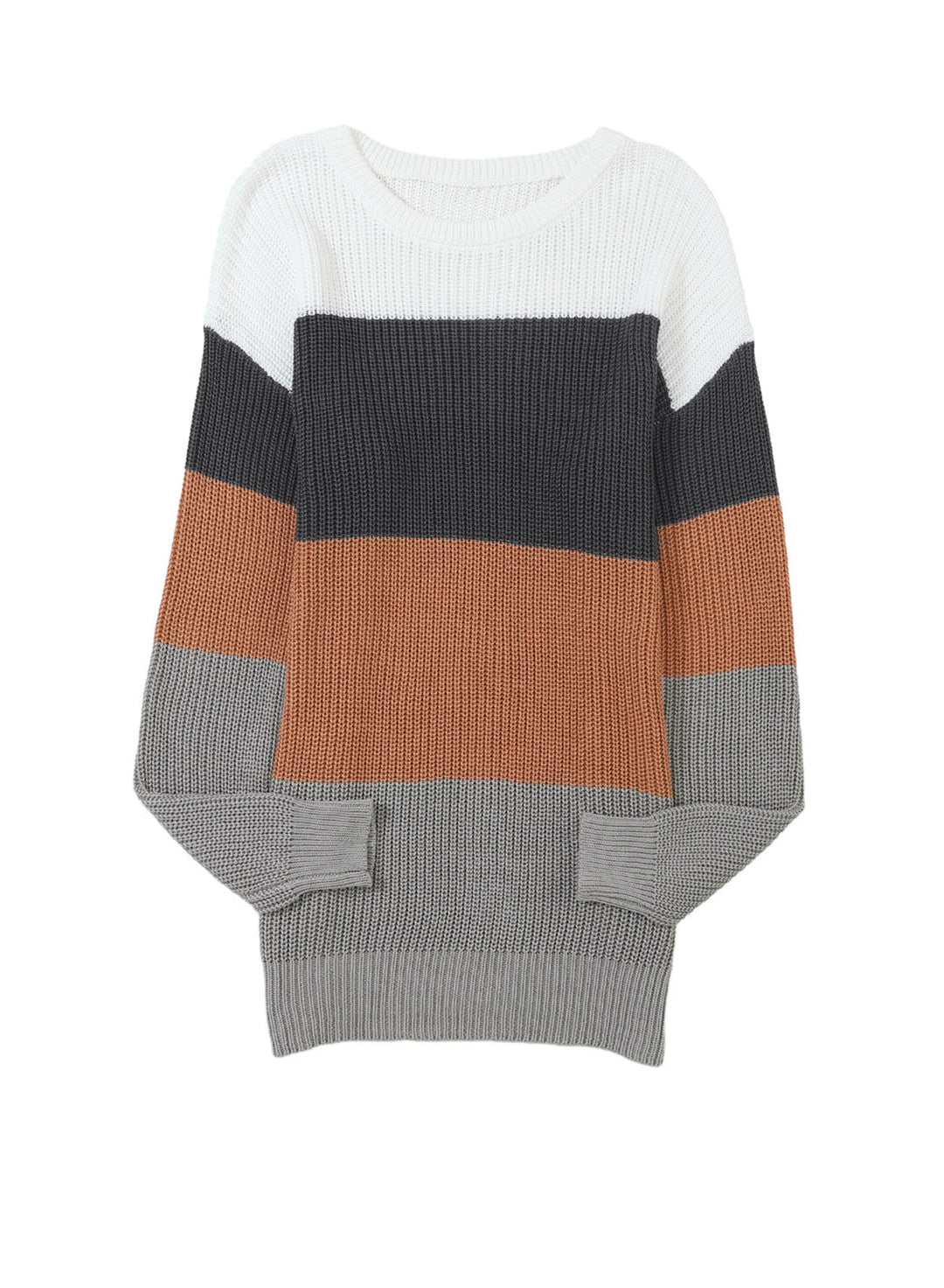 Pull en Tricot FARBLOCK pour Femmes | STYLE MODERNE ET CONFORTABLE