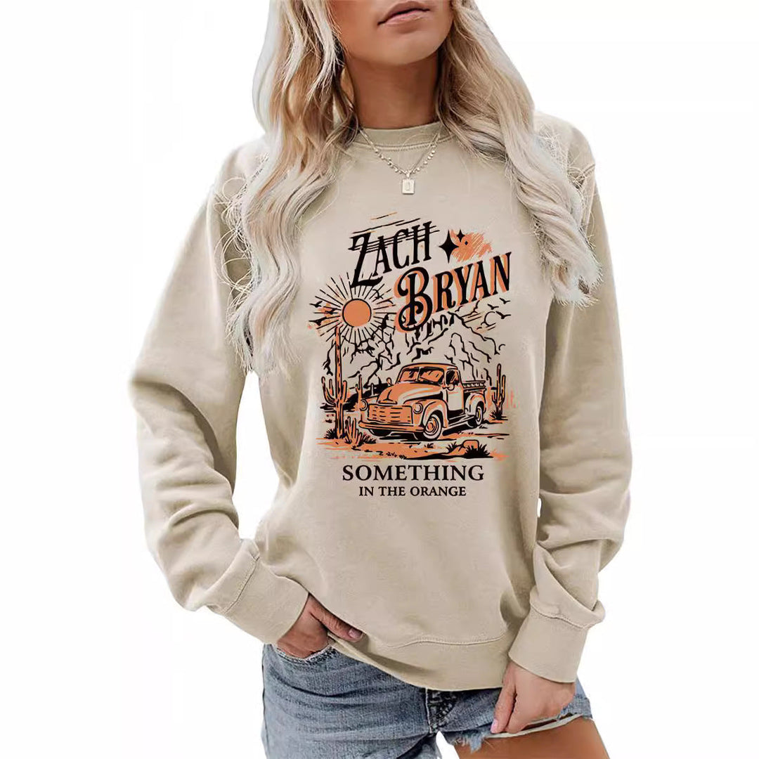 Sweat-shirt pour femmes avec un design de camion vintage inspirant