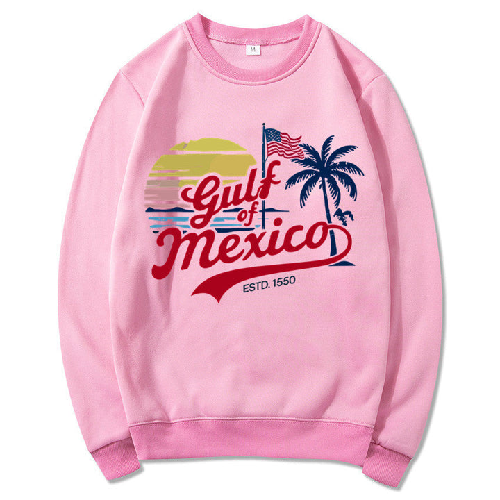Sweat-shirt pour femmes avec design graphique inspirant et coupe décontractée