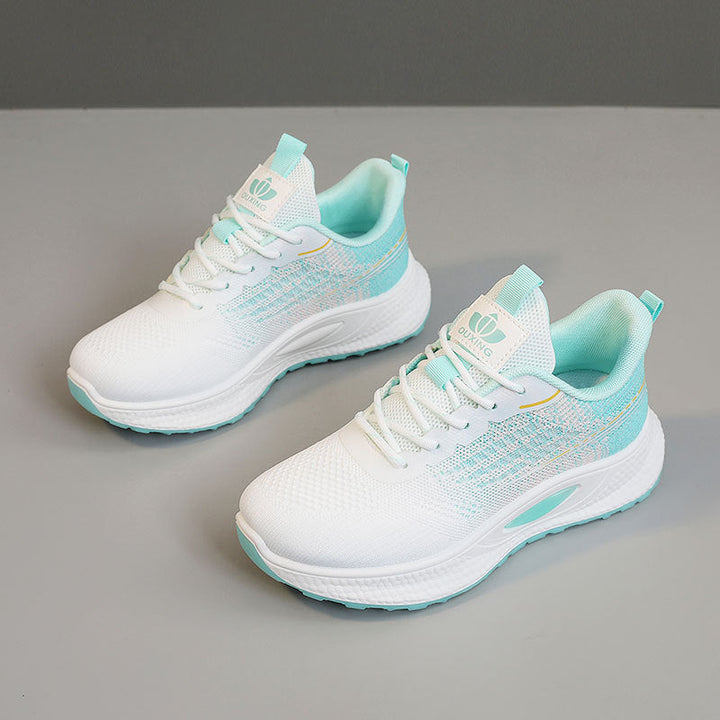 Baskets de loisirs sportives pour femmes avec tige en mesh respirant et semelle amortissante