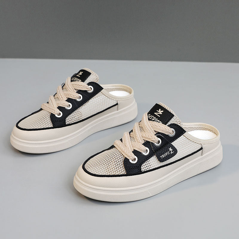 Baskets Slip-On pour Femmes avec Tige Respirante et Semelle Antidérapante Flexible