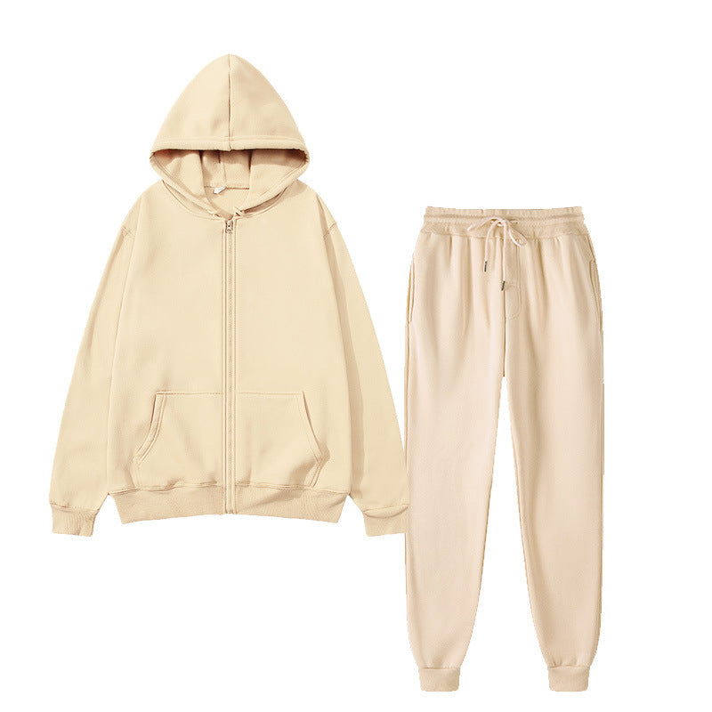 Ensemble à capuche pour femmes avec coupe confortable et fermeture éclair