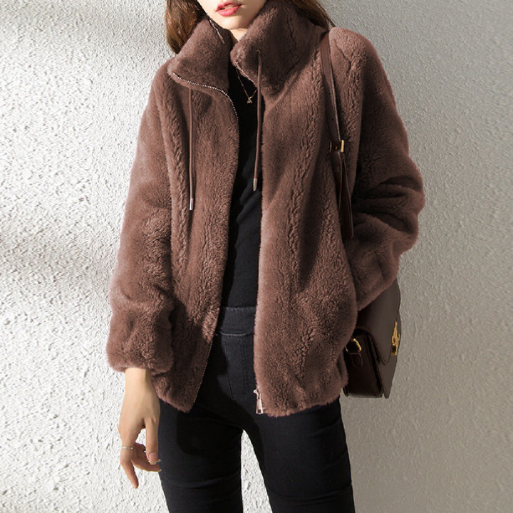 Manteau en teddy pour femmes à la mode | Chaud
