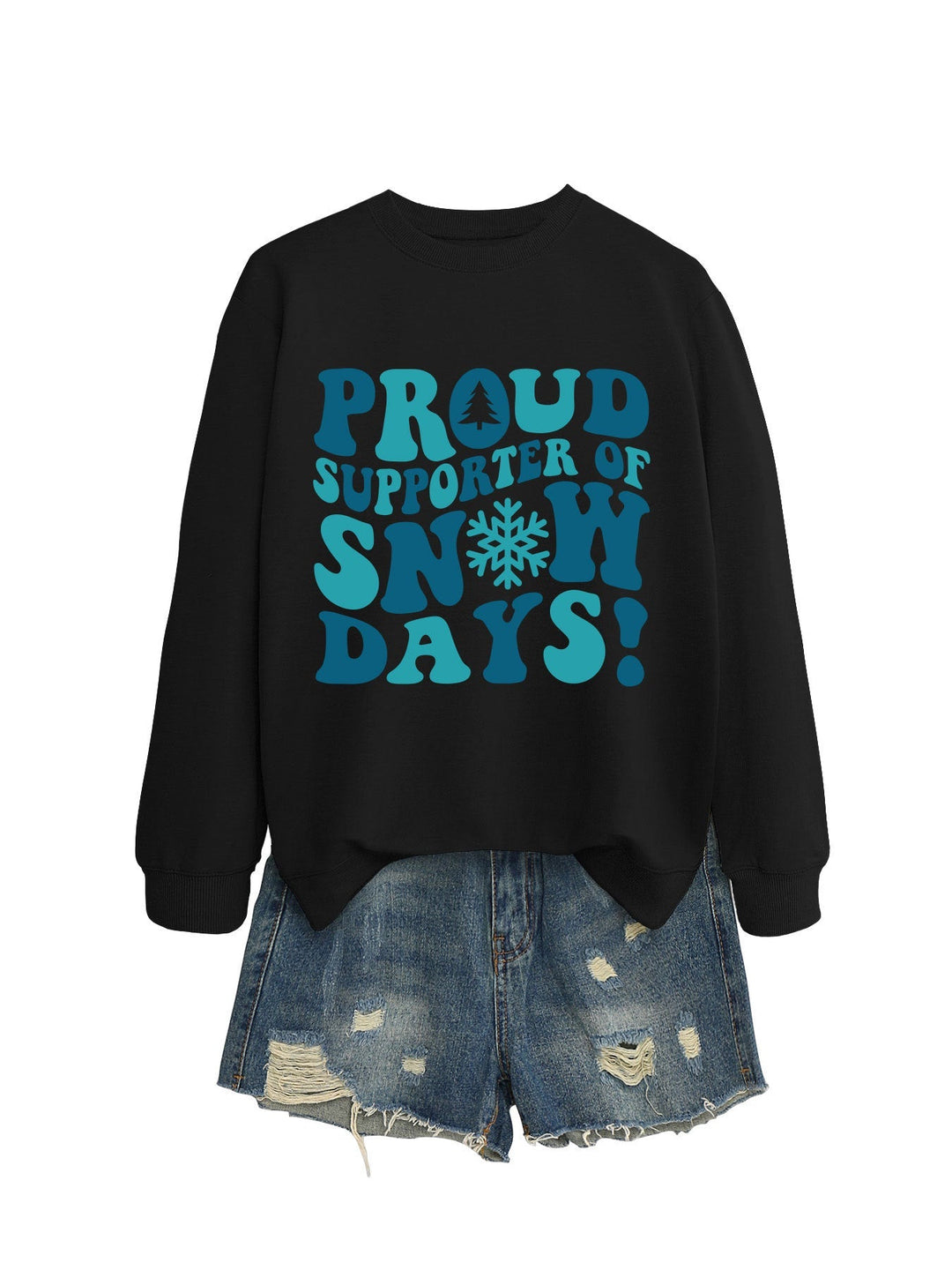 Sweatshirt pour femmes avec impression créative et coupe décontractée