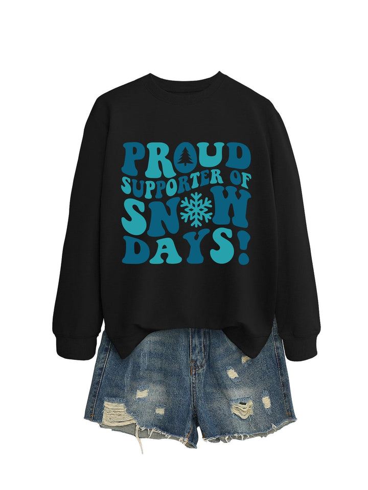 Sweatshirt pour femmes avec impression créative et coupe décontractée