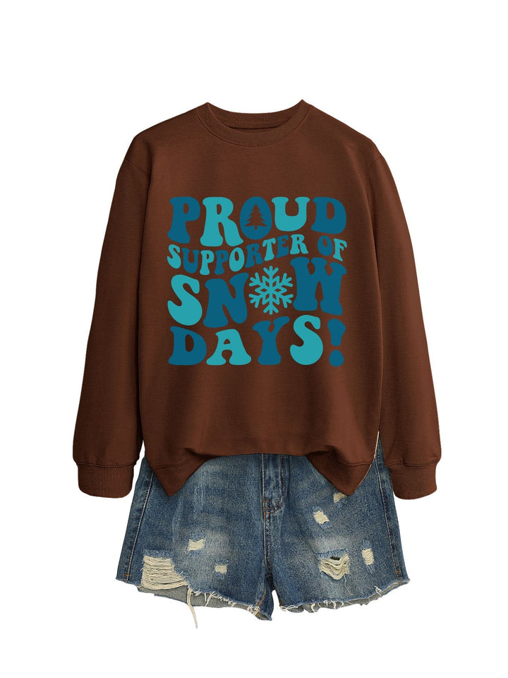 Sweatshirt pour femmes avec impression créative et coupe décontractée
