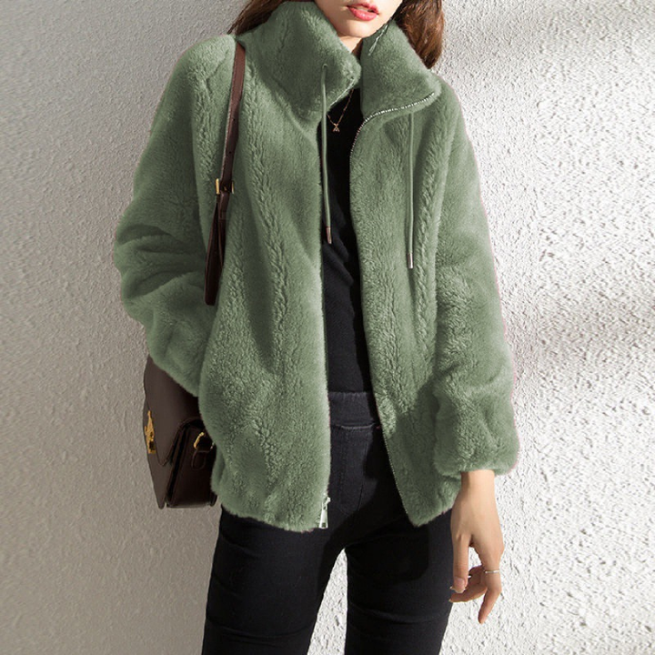Manteau en teddy pour femmes à la mode | Chaud