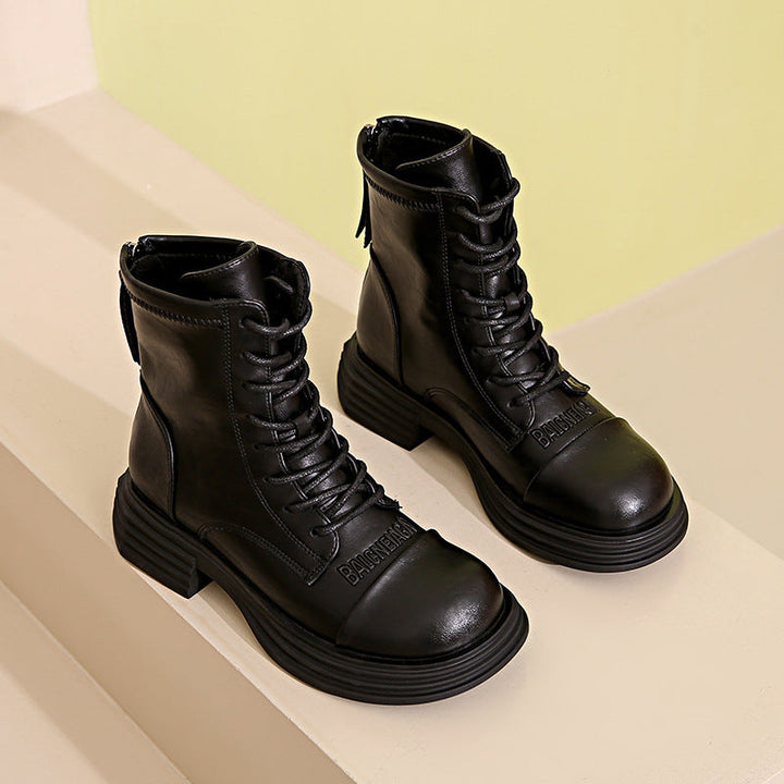 Bottines pour femmes avec semelle en caoutchouc robuste et grand confort de port