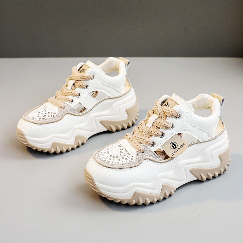 Baskets Chunky Femme à la Mode avec Tige Respirante