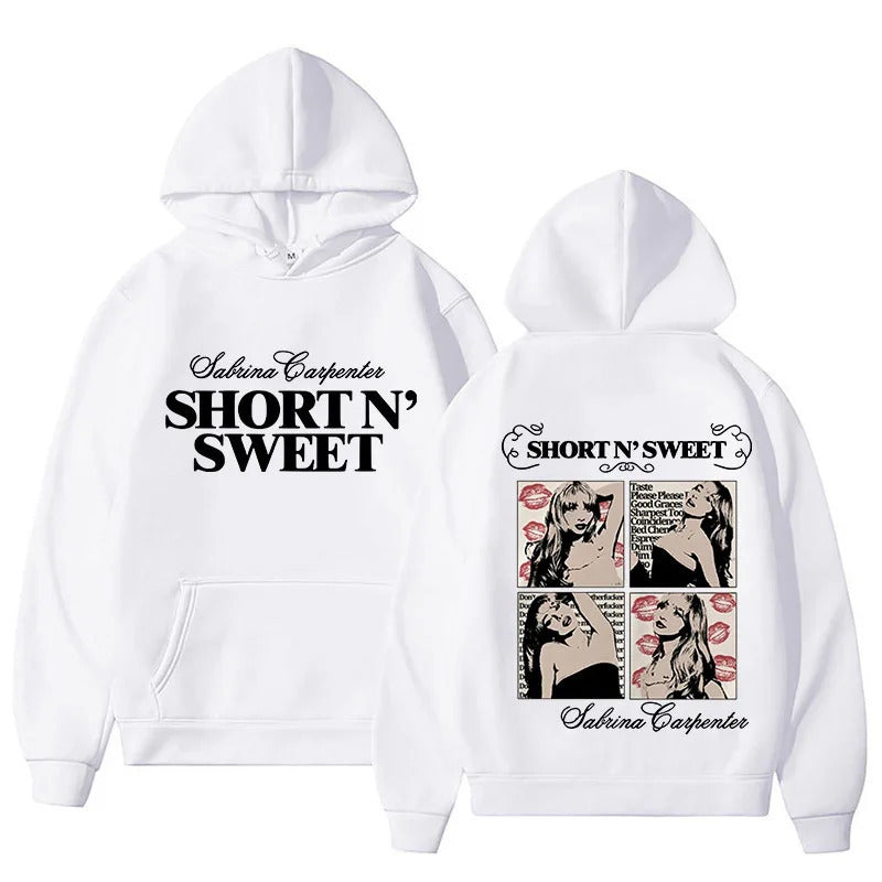 Sweat à capuche pour femmes avec design créatif de bande dessinée et coupe décontractée