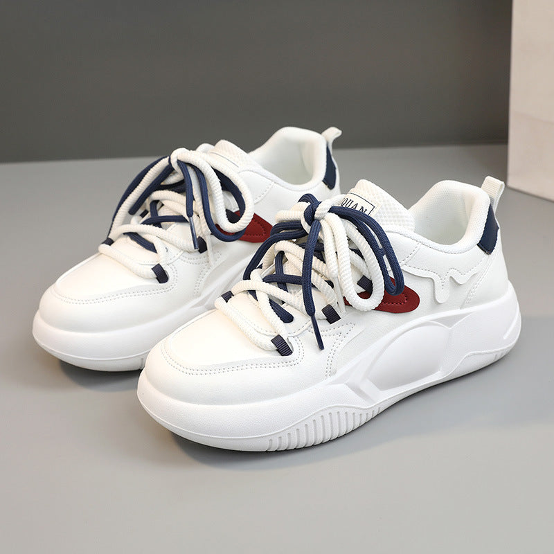 Baskets sportives pour femmes à la mode avec des lacets pratiques et une semelle amortissante