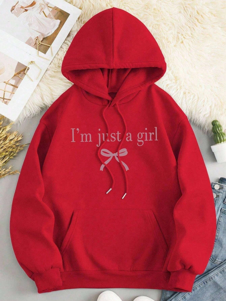 Sweat à capuche pour femmes avec une citation moderne et une coupe classique