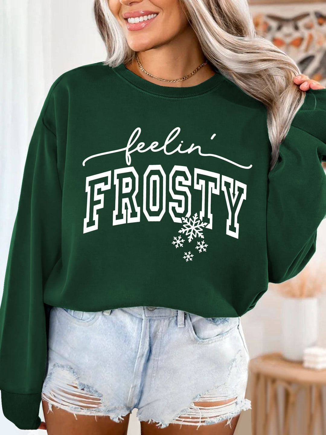 Sweat-shirt pour femmes avec impression graphique