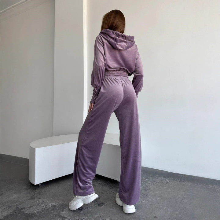 Ensemble de loisirs féminin à la mode avec une coupe décontractée et des poches pratiques