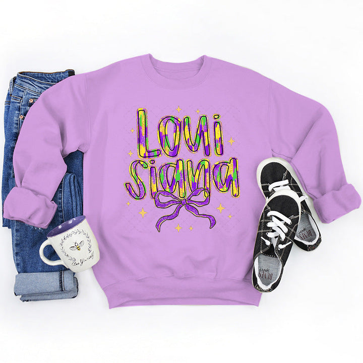 Sweatshirt pour femmes avec inscription créative et intérieur doux