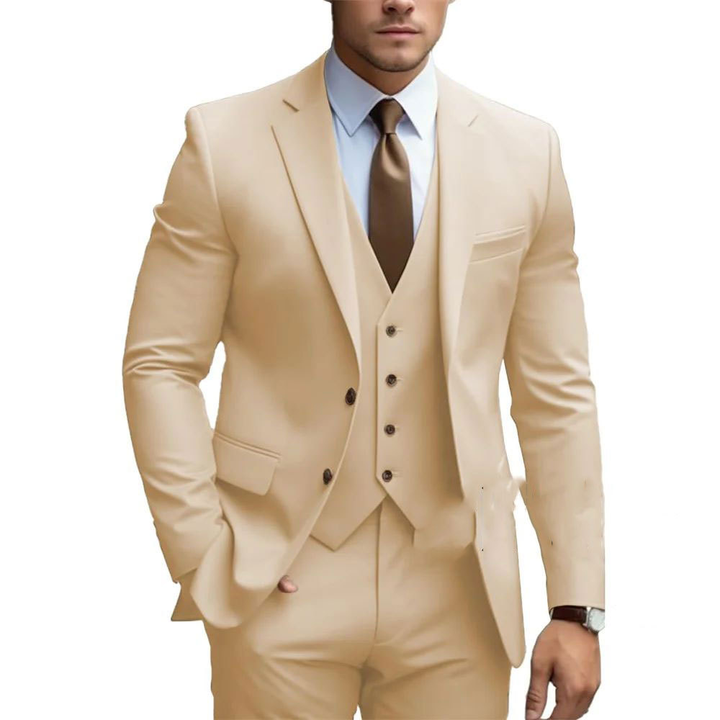 Costume de mariage élégant slim fit pour hommes | Veste, gilet et pantalon