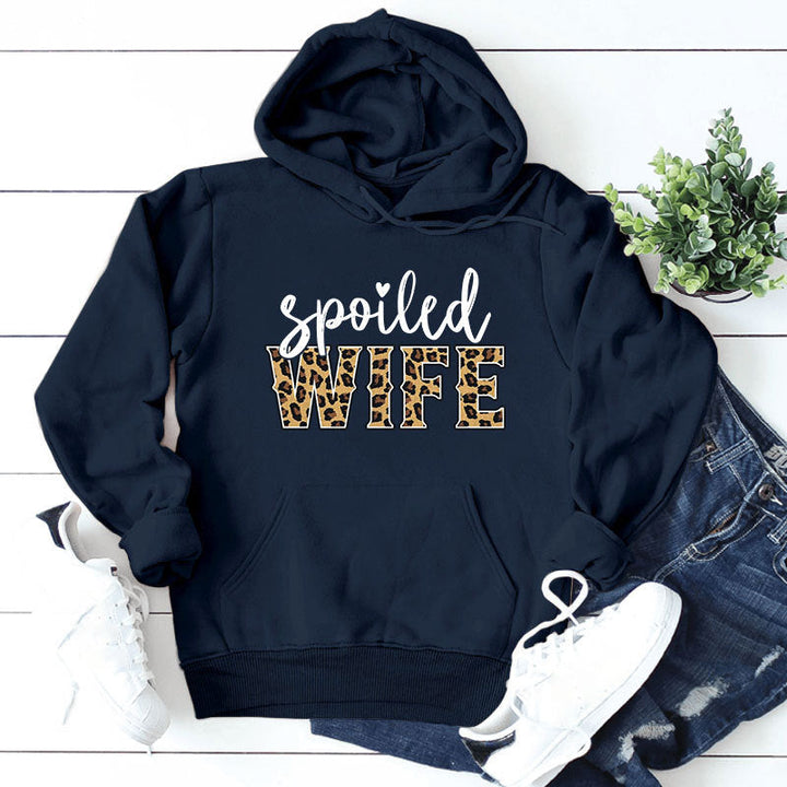 Sweat à capuche pour femmes avec inscription créative et élégante
