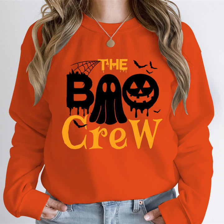 Sweatshirt pour femmes avec thème Halloween et impression graphique créative