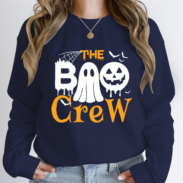 Sweatshirt pour femmes avec thème Halloween et impression graphique créative