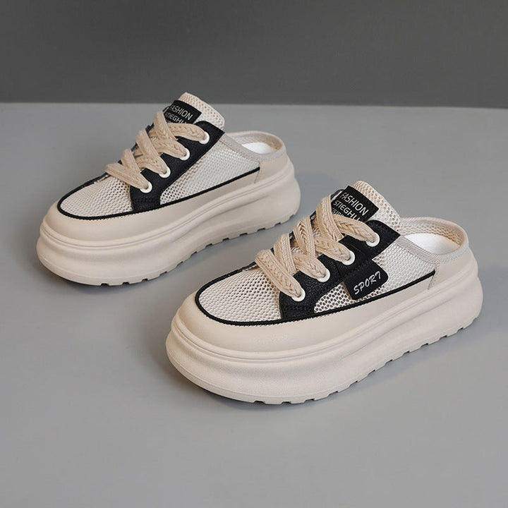 Baskets Sportives Slip-On pour Femmes avec Tige en Mesh Respirant et Semelle Amortissante