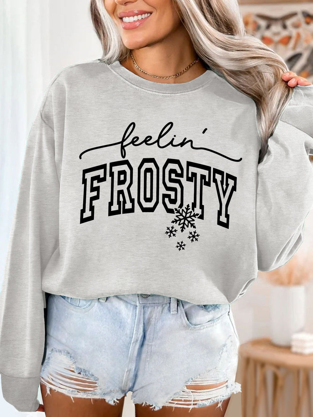Sweat-shirt pour femmes avec impression graphique