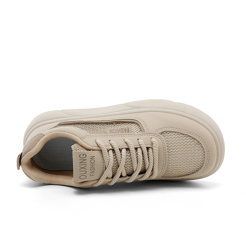 Baskets tendance pour femmes avec tige en mesh respirant et semelle amortissante