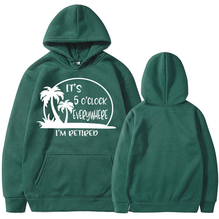 Sweat à capuche pour femmes avec motif humoristique de retraité