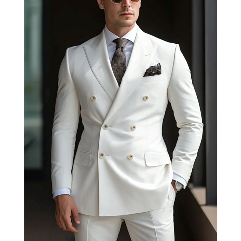Costume de Mariage pour Homme | Double Boutonnage à Six Boutons