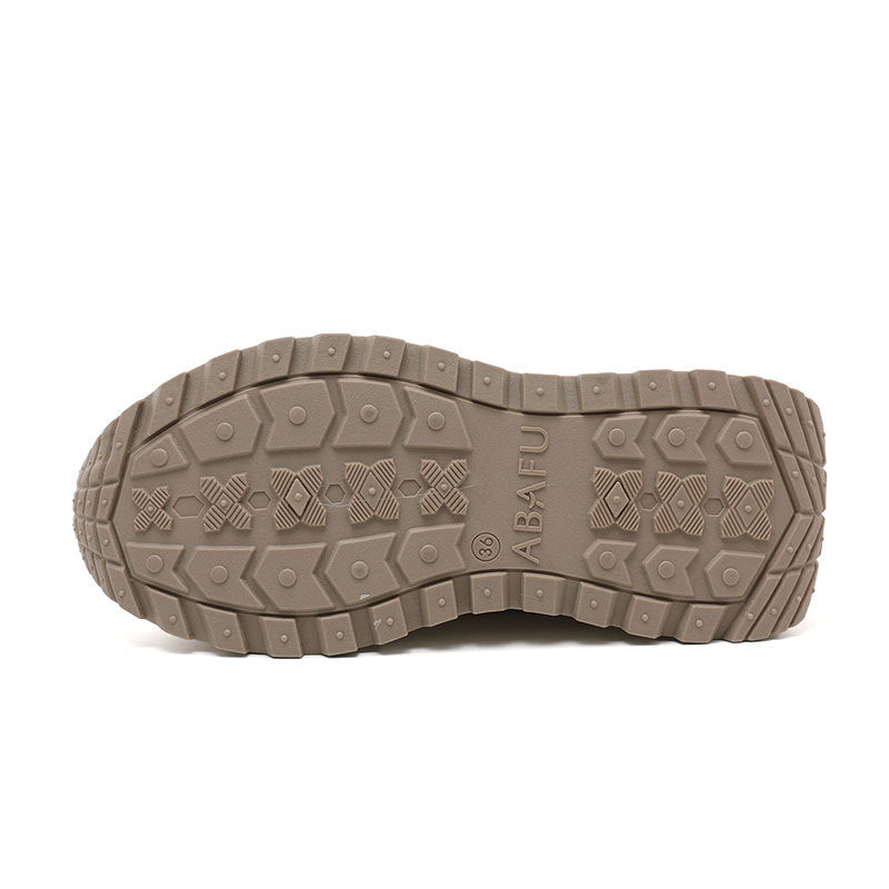 Baskets Chunky Sportives pour Femmes avec Semelle en Caoutchouc Antidérapante et Tige Respirante